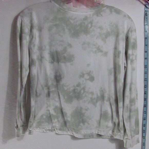 *2/$10*baby yoda long sleeve tee  green tye die sz kids XL GUC - Picture 3 of 3